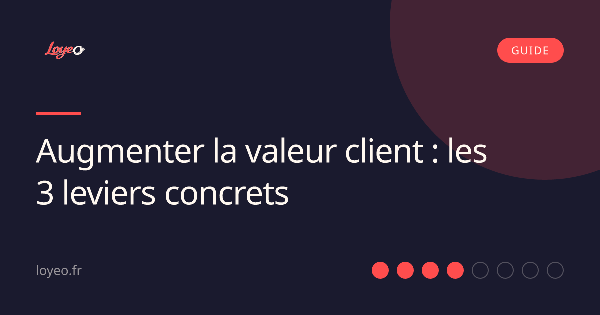 Augmenter la valeur client : les 3 leviers concrets